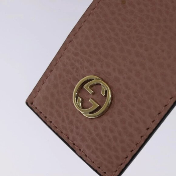 GUCCI Hand Bag Leather 2way Pink Gold 368827 Auth - Picture 6 of 16